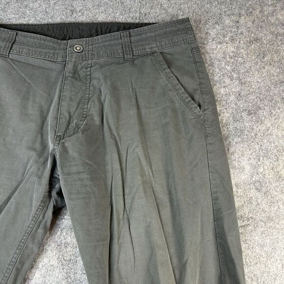 Kuhl Pants Mens 36X32 Pockets Stretch Straight Fit Gray Hiking Slax Workwear - Picture 2 of 13